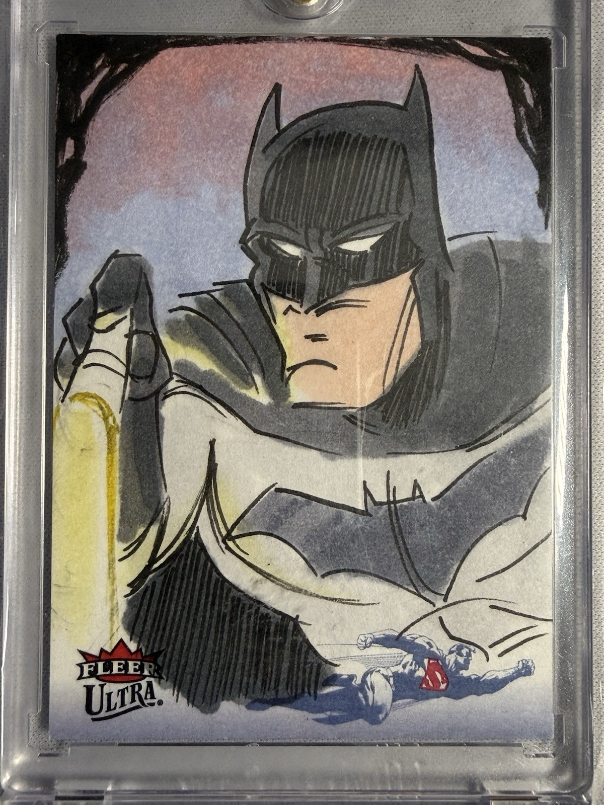 2026 Fleer Ultra Superman BATMAN Gordon Wills Sketch Card 1/1 Hand Drawn DC 2026 Fleer Ultra Superman BATMAN Gordon Wills Sketch Card 1/1 Hand Drawn DC