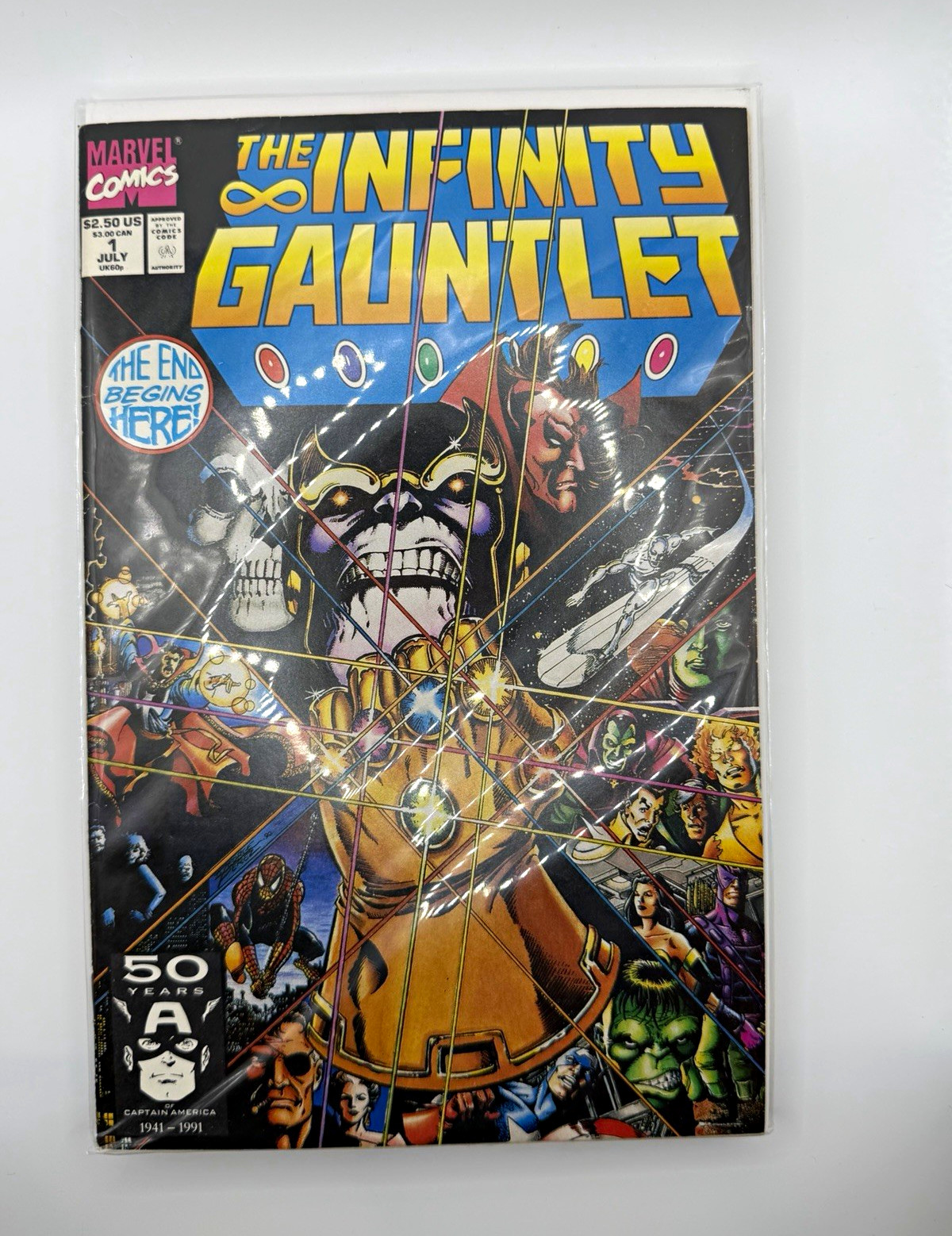 Marvel Comics The Infinity Gauntlet 1991 issue 1-6 complete set