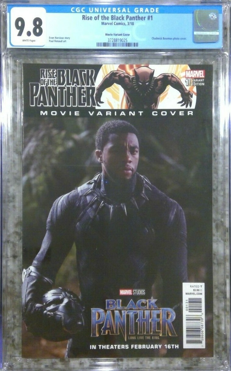 Rise of the Black Panther #1 Chadwick Boseman photo cover - CGC 9.8 Rise of the Black Panther #1 Chadwick Boseman photo cover - CGC 9.8