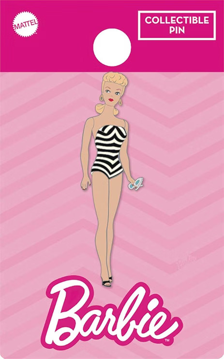 *NEW* Monogram Barbie: Original Barbie Enamel Pin *NEW* Monogram Barbie: Original Barbie Enamel Pin