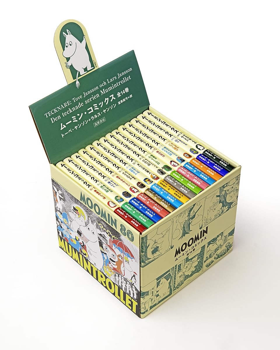 Moomin Vol.1-14 Complete Manga Set in Japanese with 80th anniversary BOX Moomin Vol.1-14 Complete Manga Set in Japanese with 80th anniversary BOX