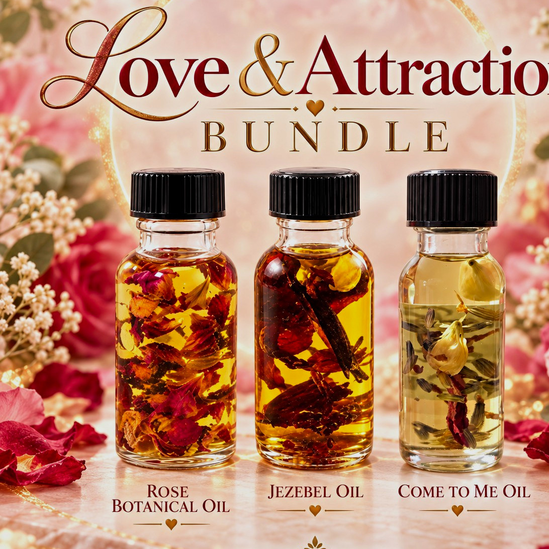 Love Attraction SpiritualOil Bundle RoseBotanical Oil,Jezebel Oil Come To Me Oil Love Attraction SpiritualOil Bundle RoseBotanical Oil,Jezebel Oil Come To Me Oil