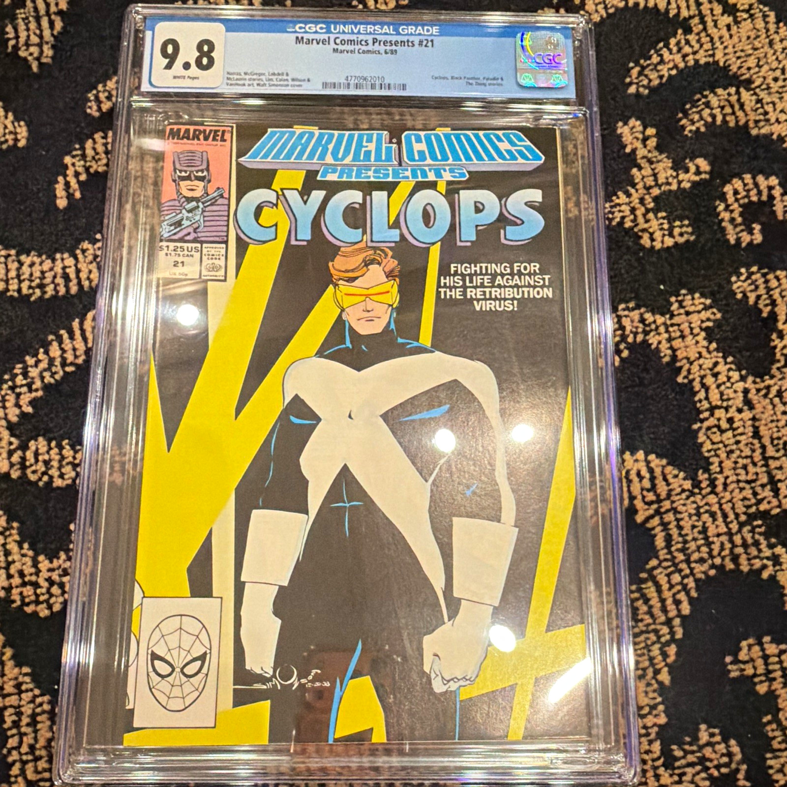 Marvel Comics Presents #21 CGC 9.8 (1989) Marvel Comics Cyclops Marvel Comics Presents #21 CGC 9.8 (1989) Marvel Comics Cyclops