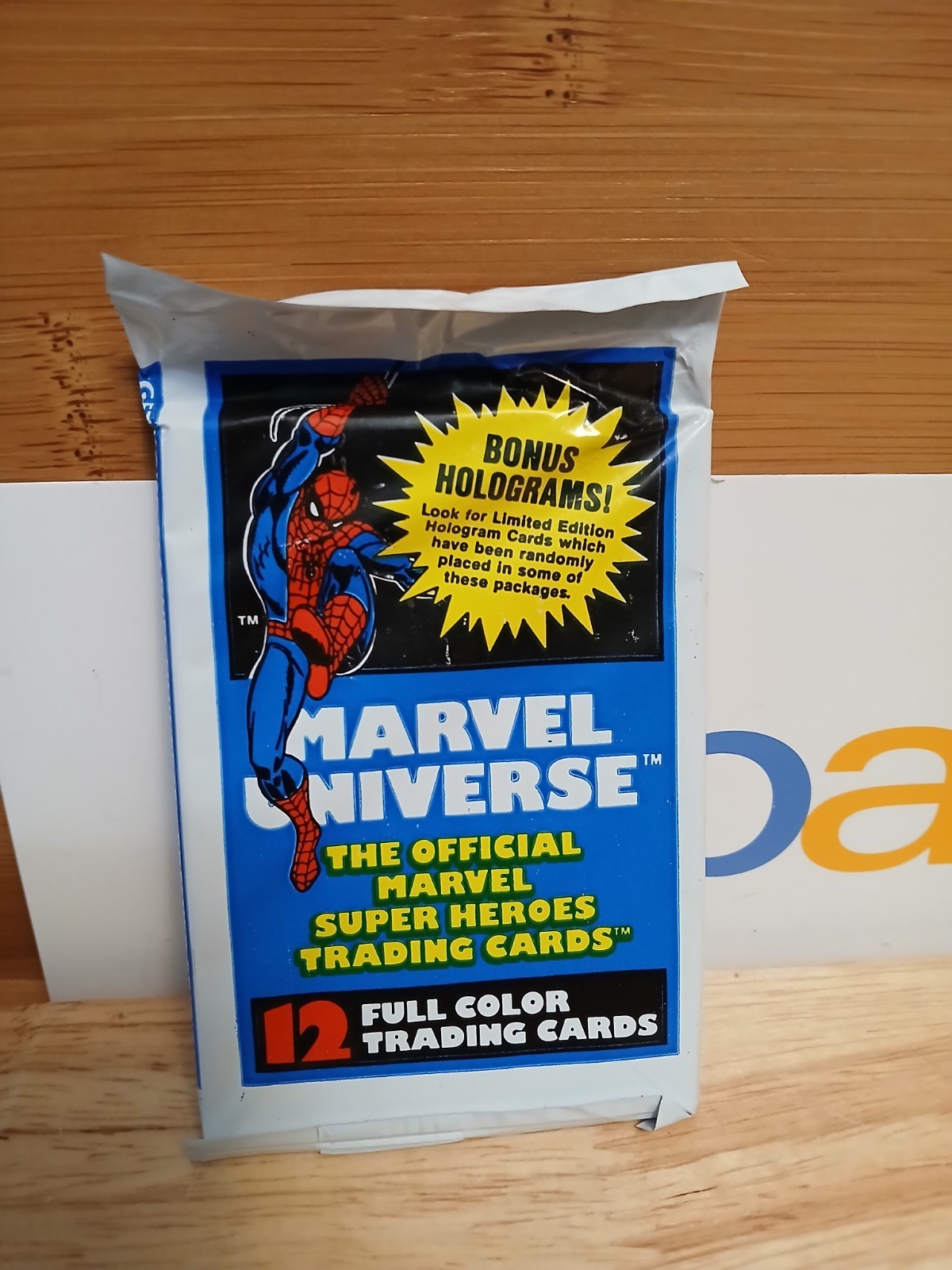 1990 Impel Marvel Universe Series 1 Trading Cards Factory Sealed pack 12 cards 1990 Impel Marvel Universe Series 1 Trading Cards Factory Sealed pack 12 cards