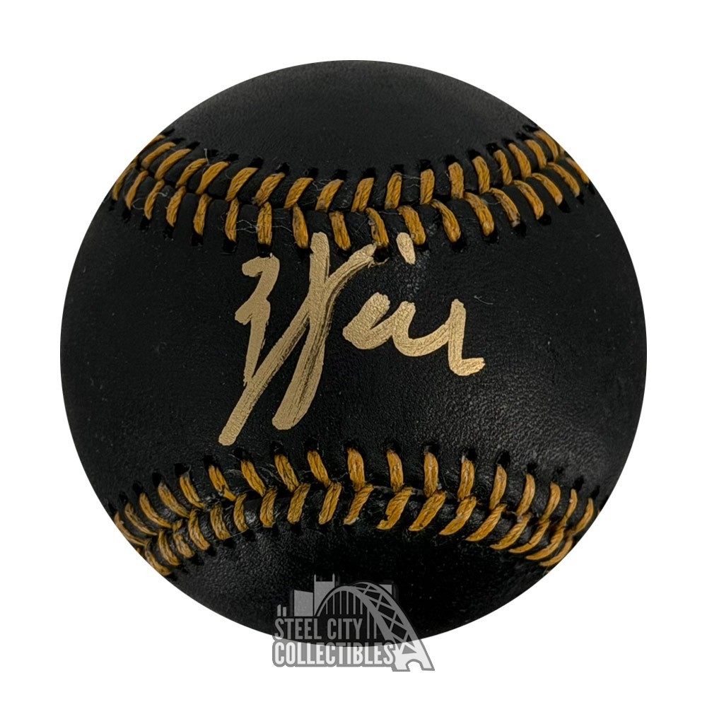Will Smith Autographed Official Black MLB Baseball - BAS (Actor) Will Smith Autographed Official Black MLB Baseball - BAS (Actor)