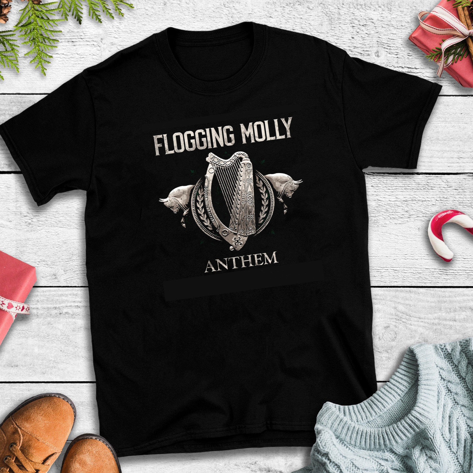 New Flogging Molly Music - Black Shirt S-234XL