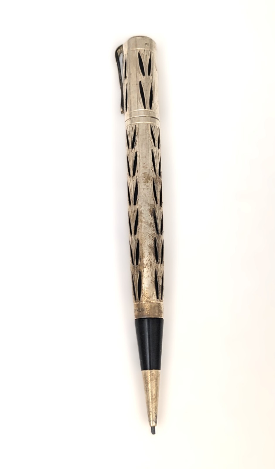 Antique Waterman Sterling Silver Led Pencil, 4.2''Long