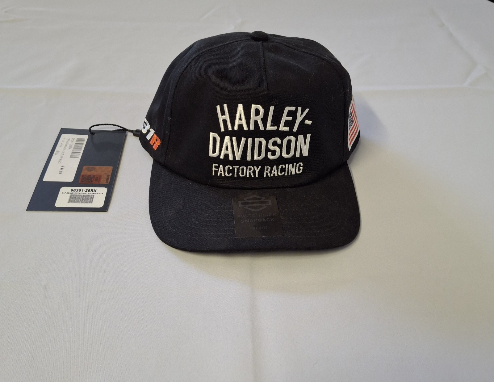 New Adult OS Harley Davidson Snapback Cap New Adult OS Harley Davidson Snapback Cap