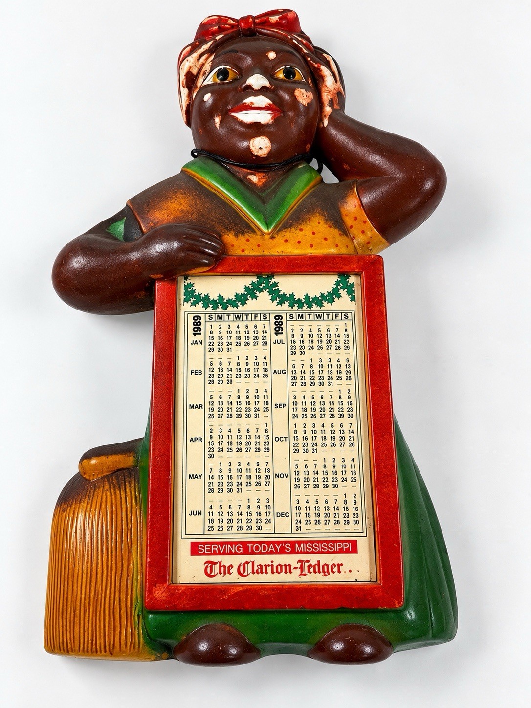 Vintage 1954 Miller Studio Black Americana Wall Plaque 1989 Calendar Vintage 1954 Miller Studio Black Americana Wall Plaque 1989 Calendar