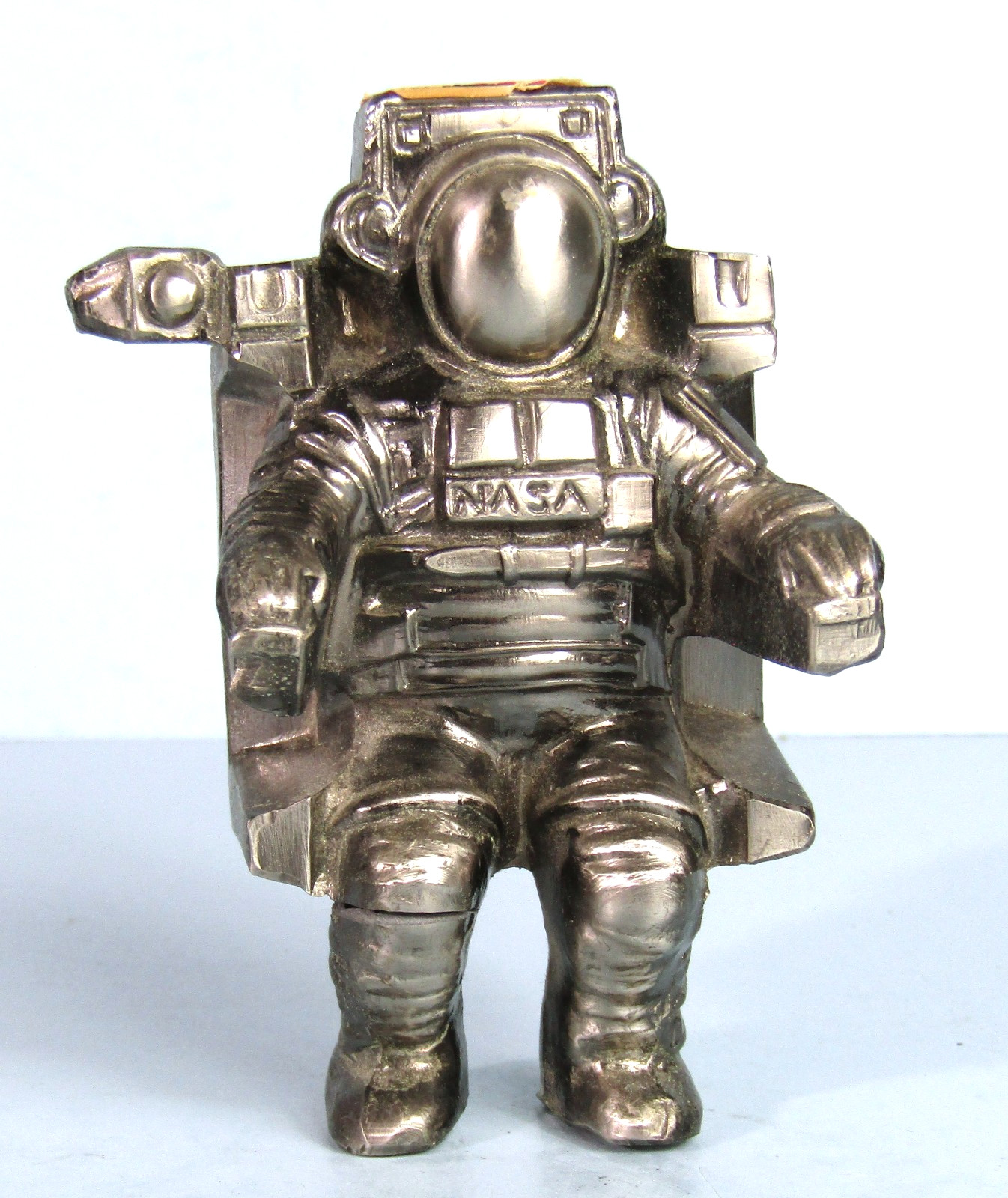 NASA ASTRONAUT Vintage 1970s Figural Metal Table Lighter Comoy's of London NASA ASTRONAUT Vintage 1970s Figural Metal Table Lighter Comoy's of London