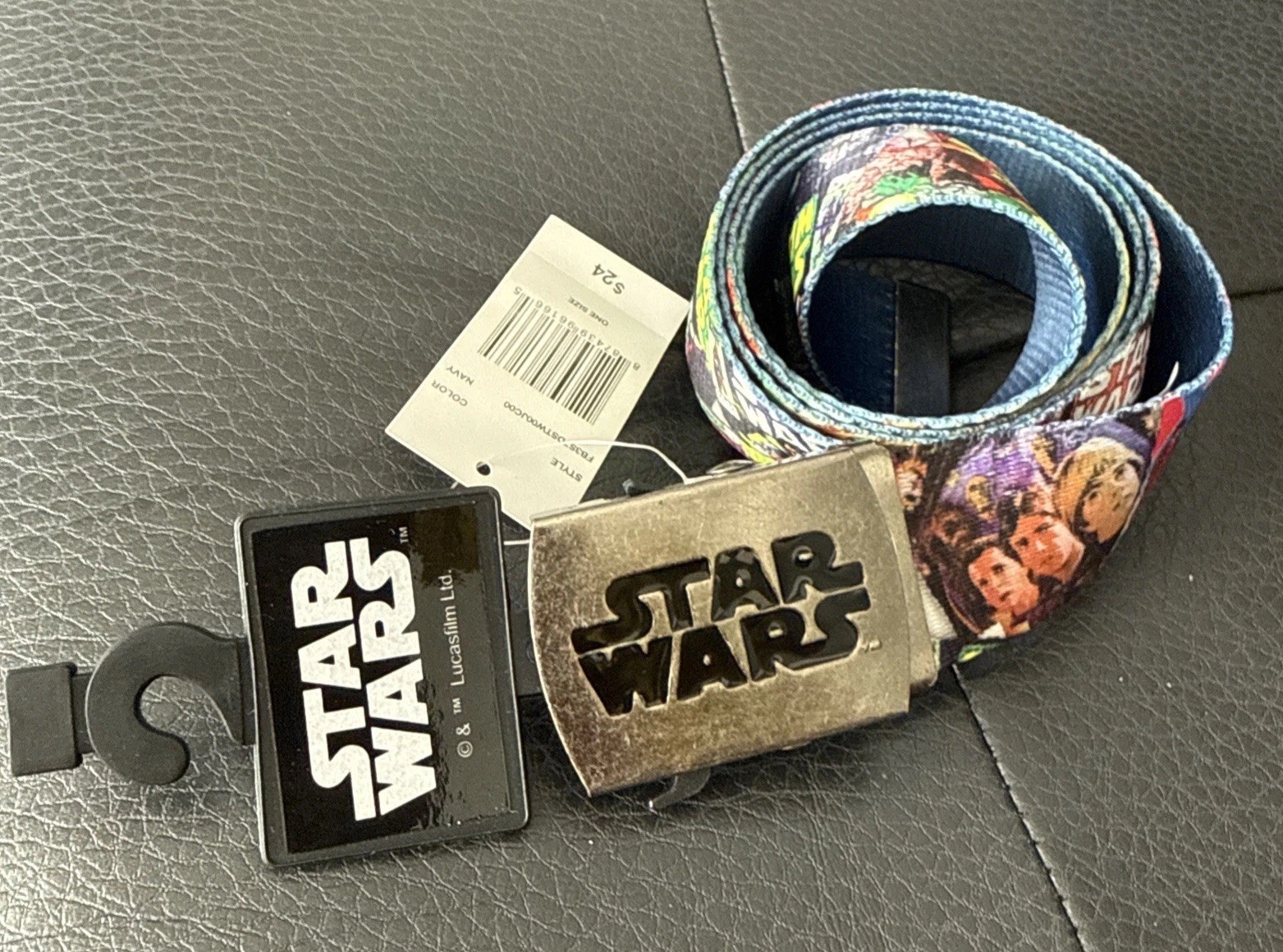 NEW BIOWORLD STAR WARS BELT one size fits most NWT Collectable NEW BIOWORLD STAR WARS BELT one size fits most NWT Collectable