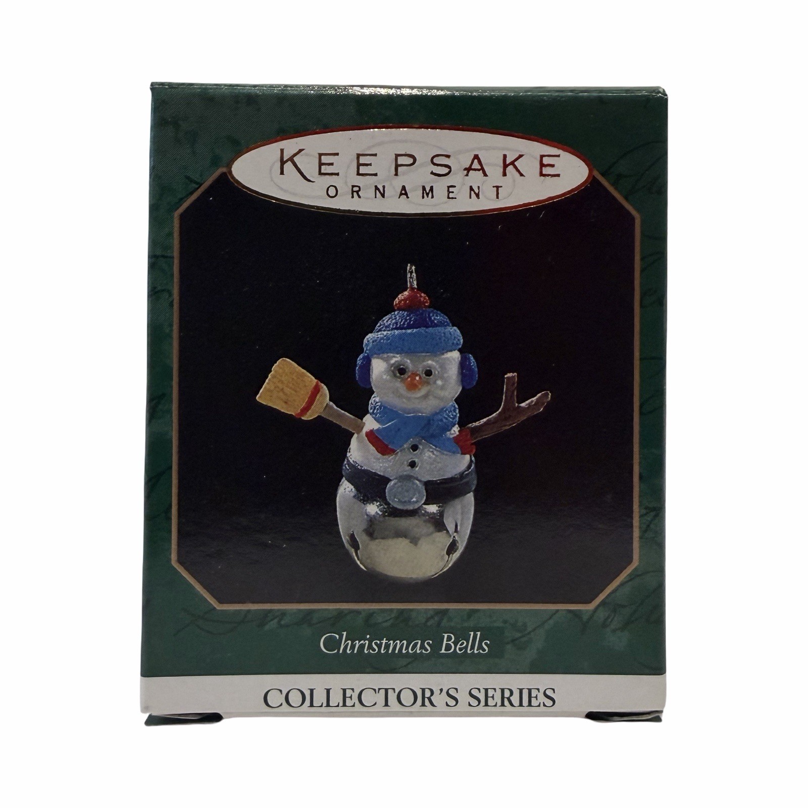 1997 Hallmark Christmas Bells Miniature Keepsake Ornament - Snowman - #3 1997 Hallmark Christmas Bells Miniature Keepsake Ornament - Snowman - #3
