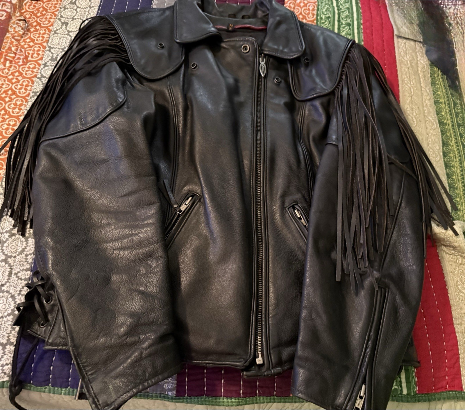 Harley Davidson Women’s M Leather FLSTS Hawk springer Jacket