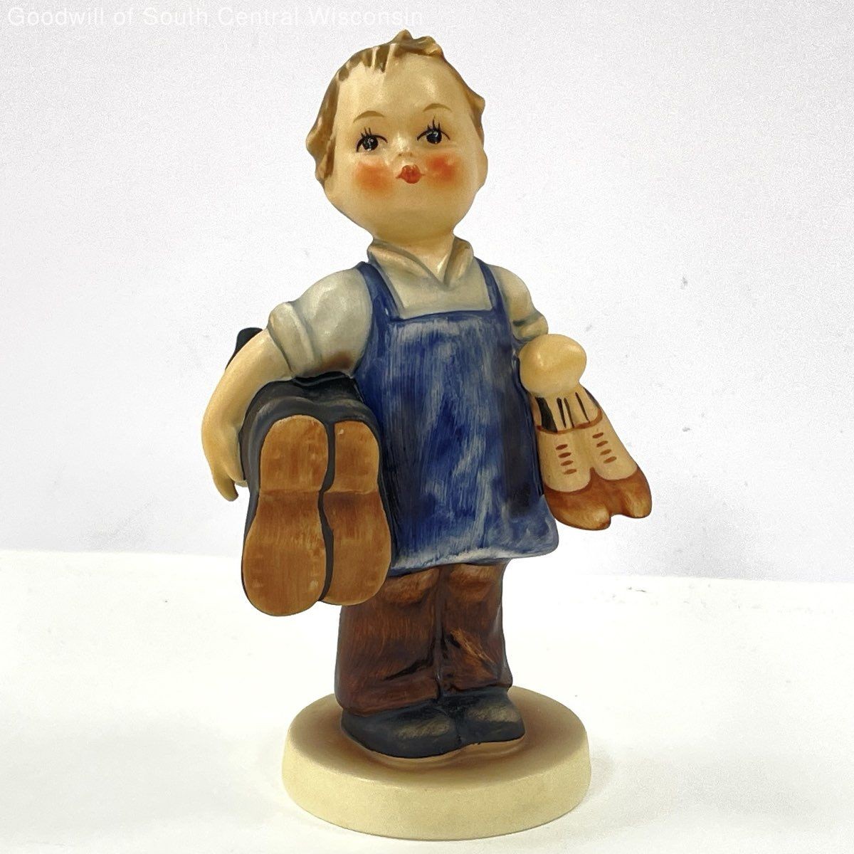 Vintage Goebel Hummel Figurine Boy with Shoes 143/0 W. Germany