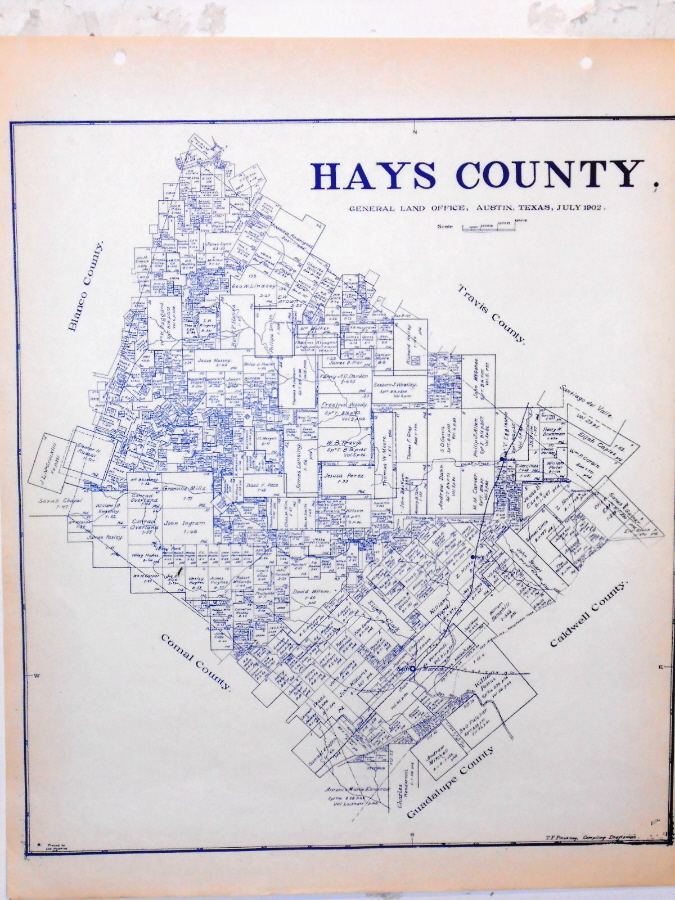 Old Hays County Texas Land Office Owner Map San Marcos Buda Kyle Wimberly Austin Old Hays County Texas Land Office Owner Map San Marcos Buda Kyle Wimberly Austin