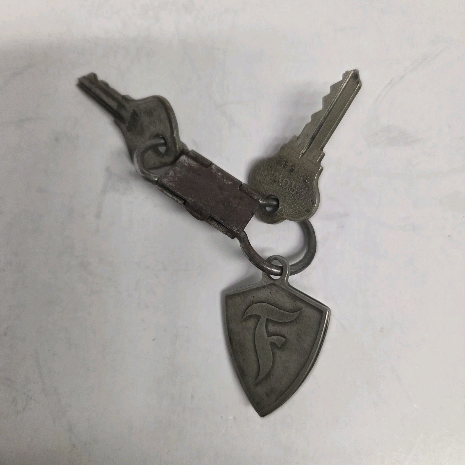 Vtg Firestone Tire Gas Station Metal Key Fob Sign Registry Badge Lanark IL 91 Vtg Firestone Tire Gas Station Metal Key Fob Sign Registry Badge Lanark IL 91