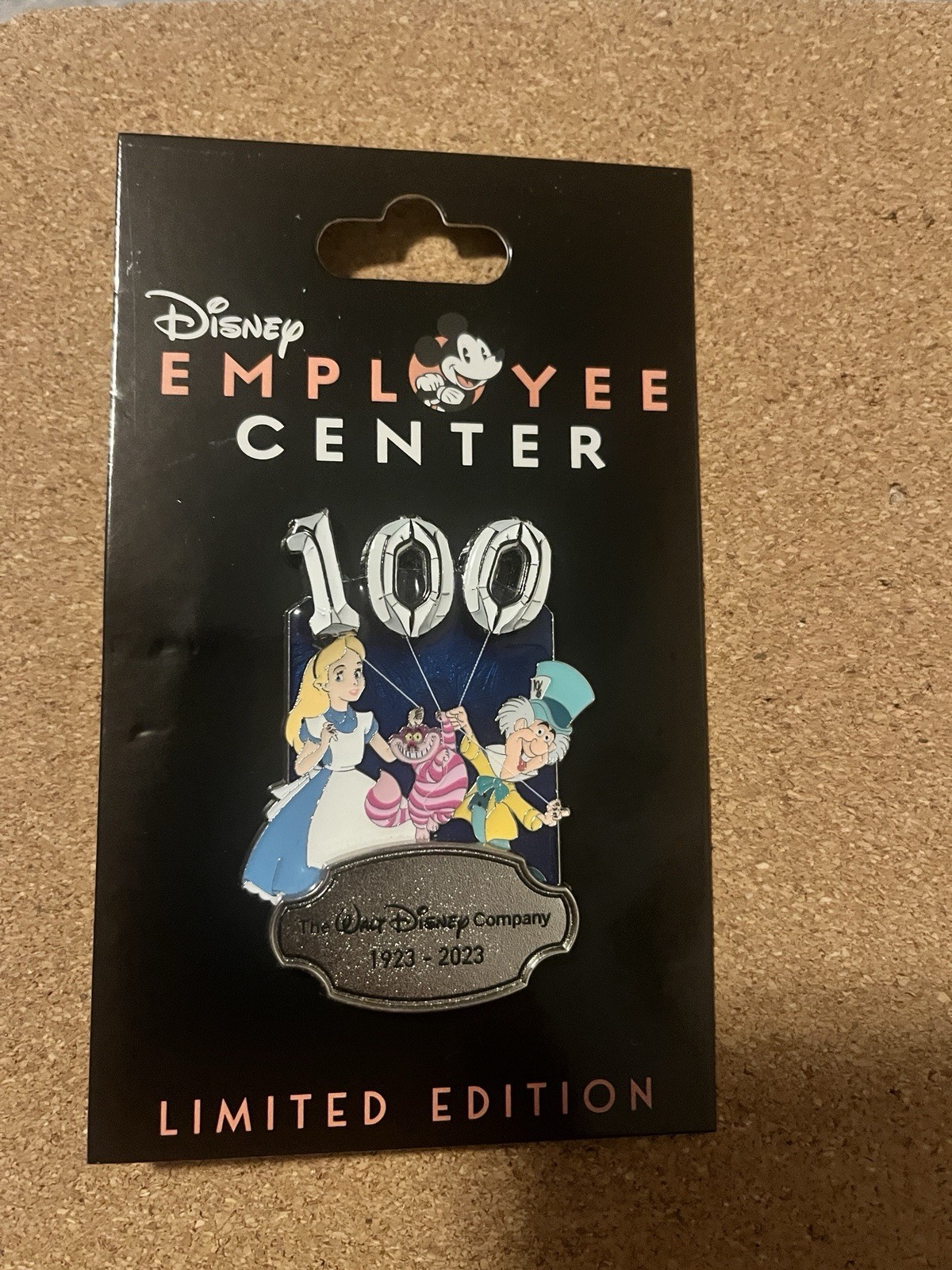 Disney DEC Pin Employee Center Alice In Wonderland Celebrating 100 Years LE 250 Disney DEC Pin Employee Center Alice In Wonderland Celebrating 100 Years LE 250