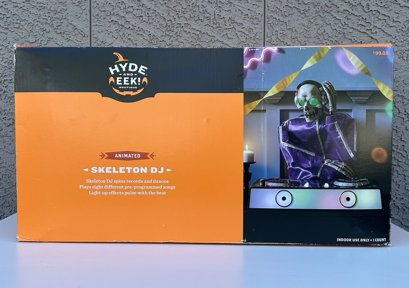 Skeleton DJ @Target Hyde And Eek 2019 Animated  Fully Functional W/Instructions