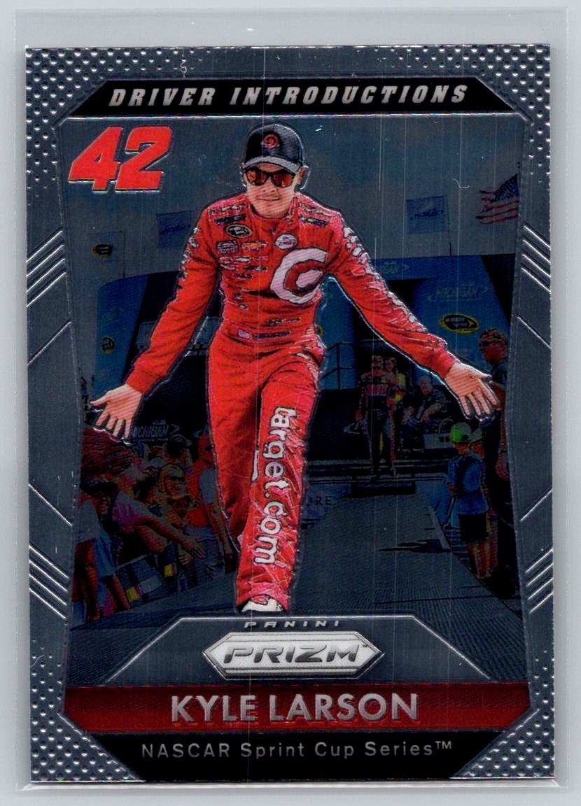 Kyle Larson 2016 Panini Prizm Racing Driver Introductions #85 NASCAR Card