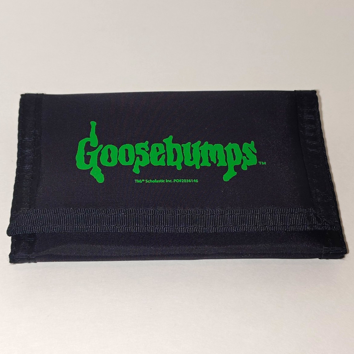 Vintage 1996 Goosebumps Scholastic Nylon Wallet New Deadstock PO#2036146 90s Vintage 1996 Goosebumps Scholastic Nylon Wallet New Deadstock PO#2036146 90s