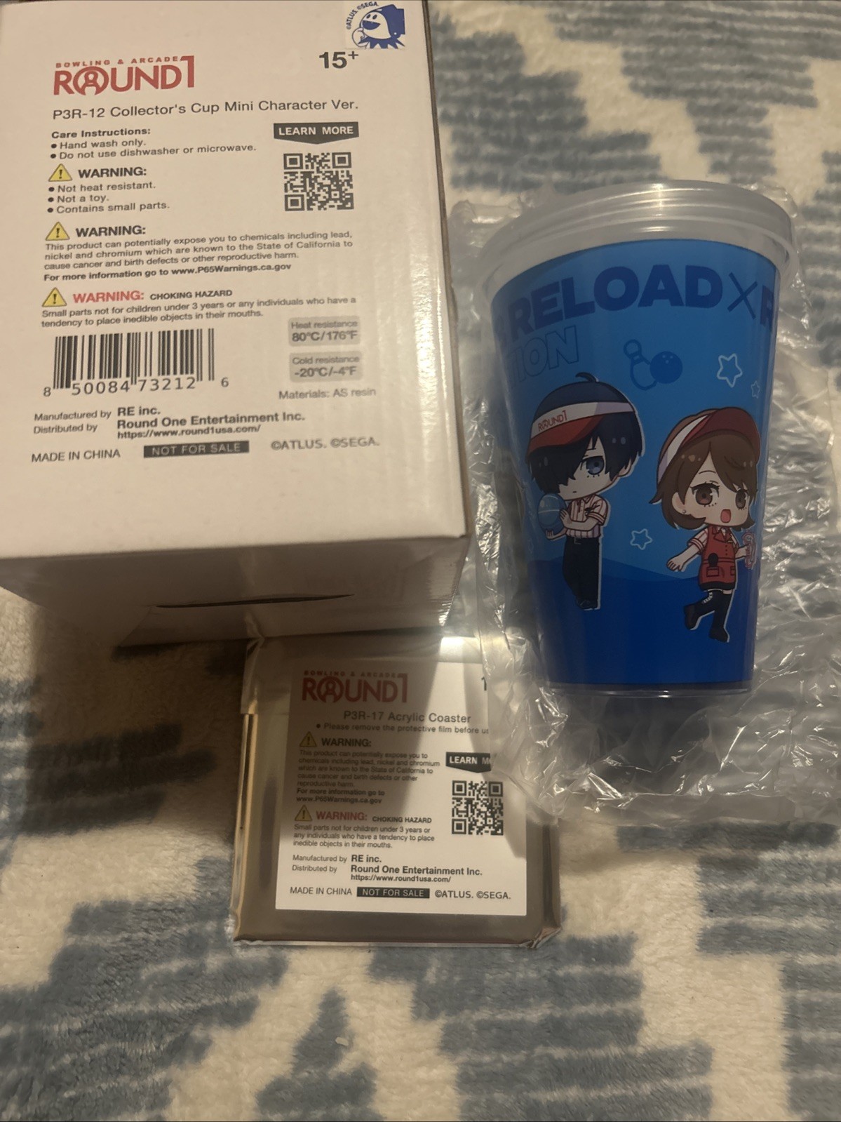 Persona 3 Reload Round1 Collector’s Cup Original Design Ver. (New/Never Used)