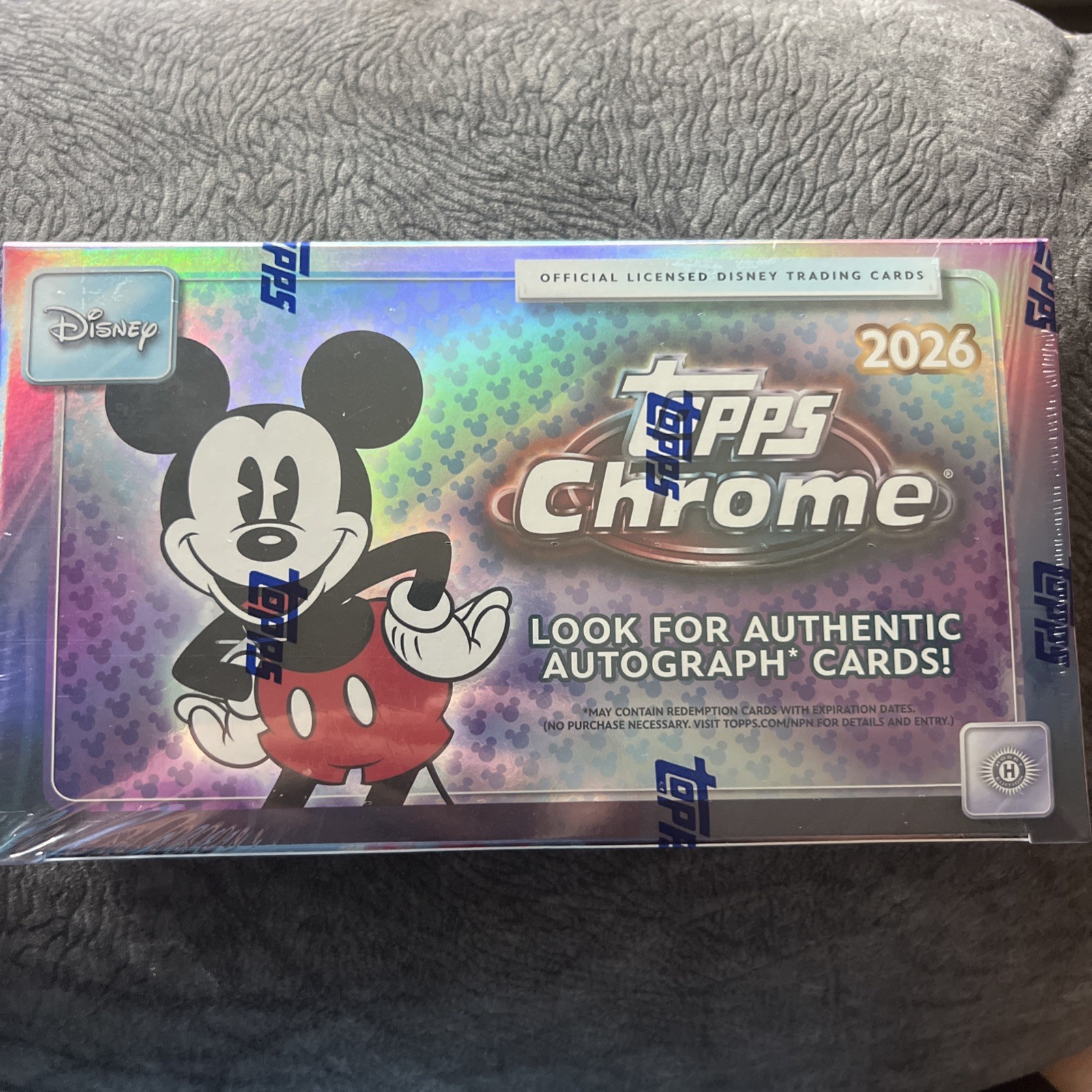 2026 Topps Chrome Disney Factory Sealed Hobby Box