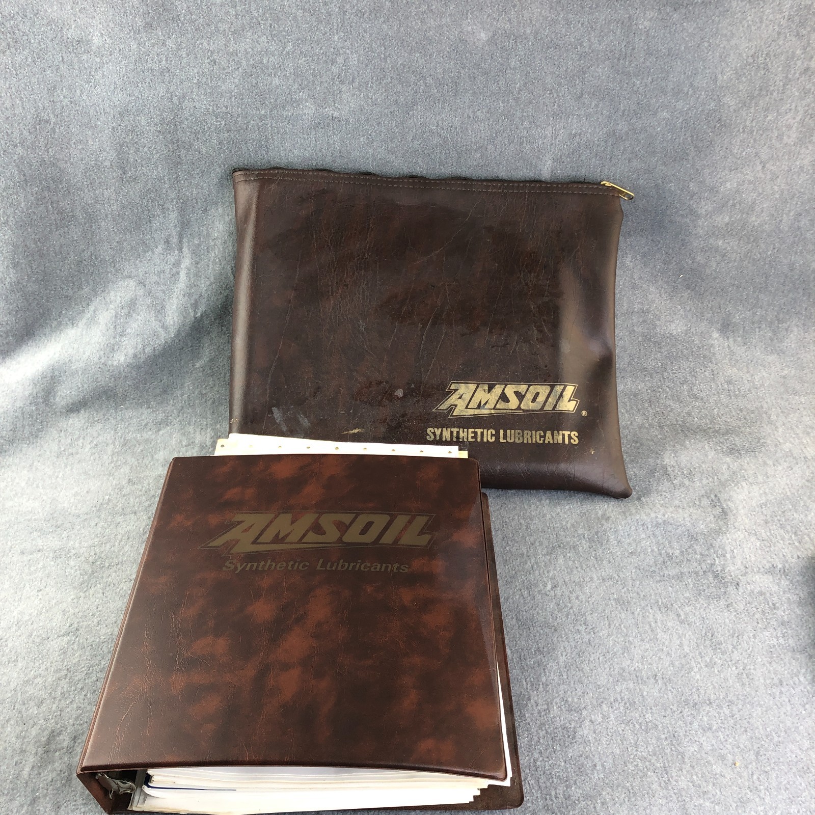 AMSOIL Vintage DEALERS SALES Kit Advertising AUTO RACING Motor Oil Petroleum Gas