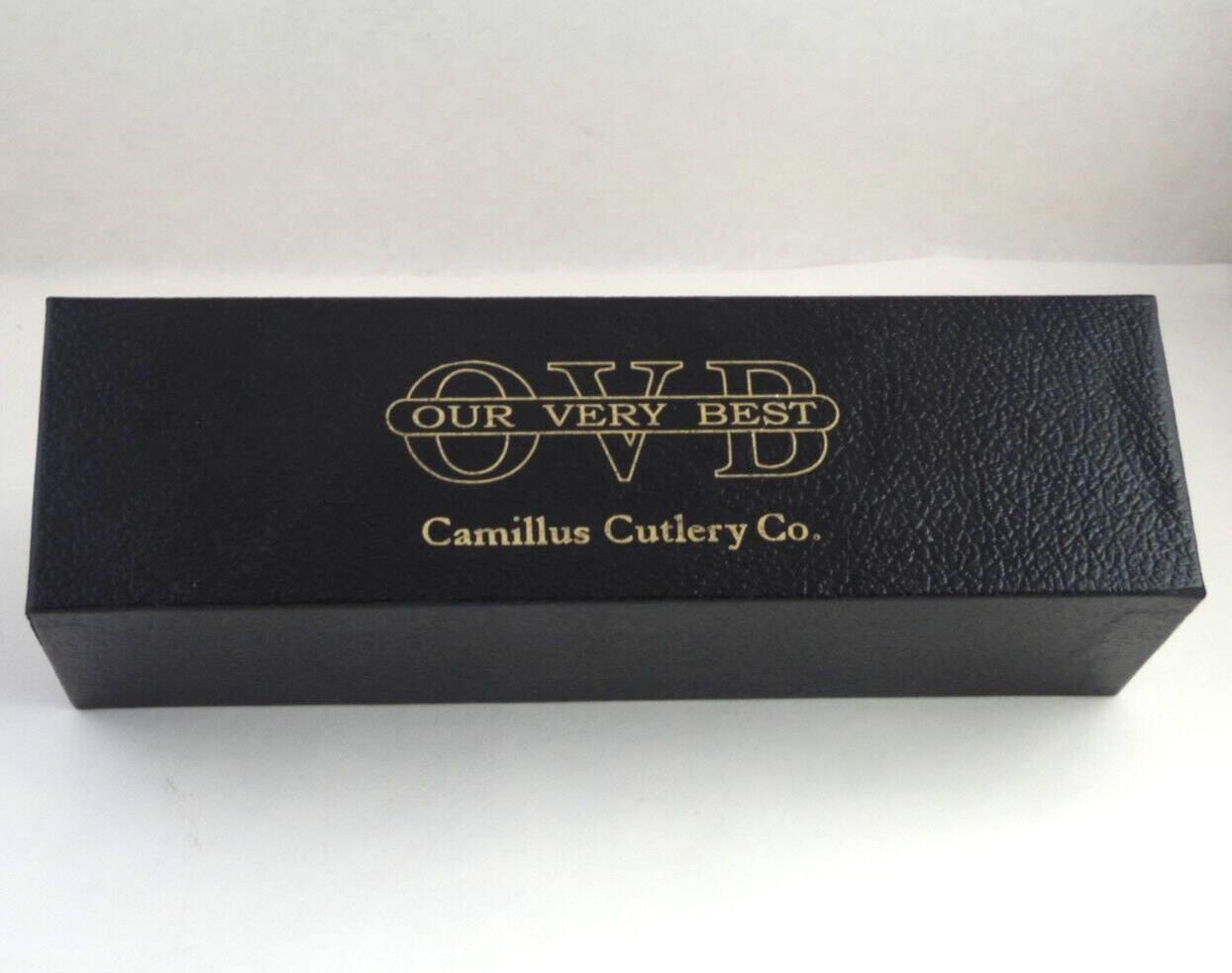 Camillus Cutlery "OVB" "Our Very Best" Bowie Knife box Early 2000's
