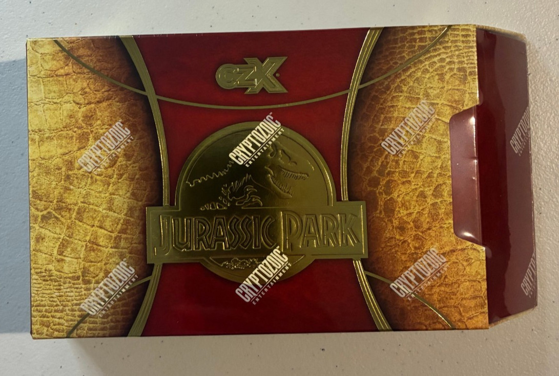 2026 Cryptozoic CZX Jurassic Park Factory Sealed Hobby Box New 2026 Cryptozoic CZX Jurassic Park Factory Sealed Hobby Box New