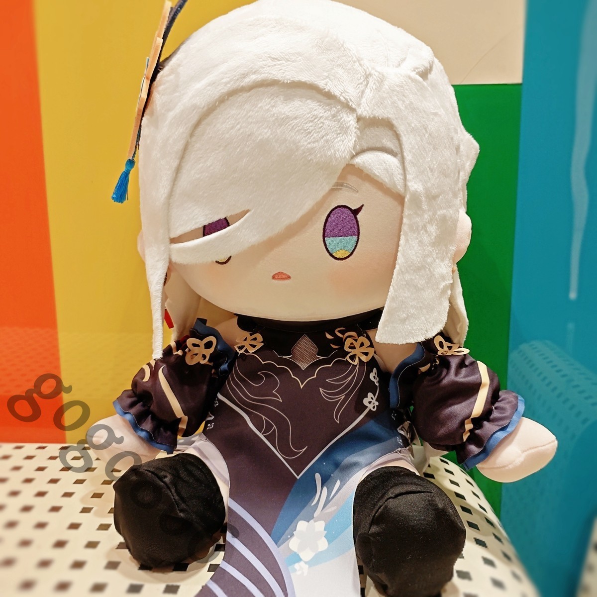 40cm Cute Moppet Stuffed Toy Genshin Impact Shenhe Plush Doll Clothes Gift 