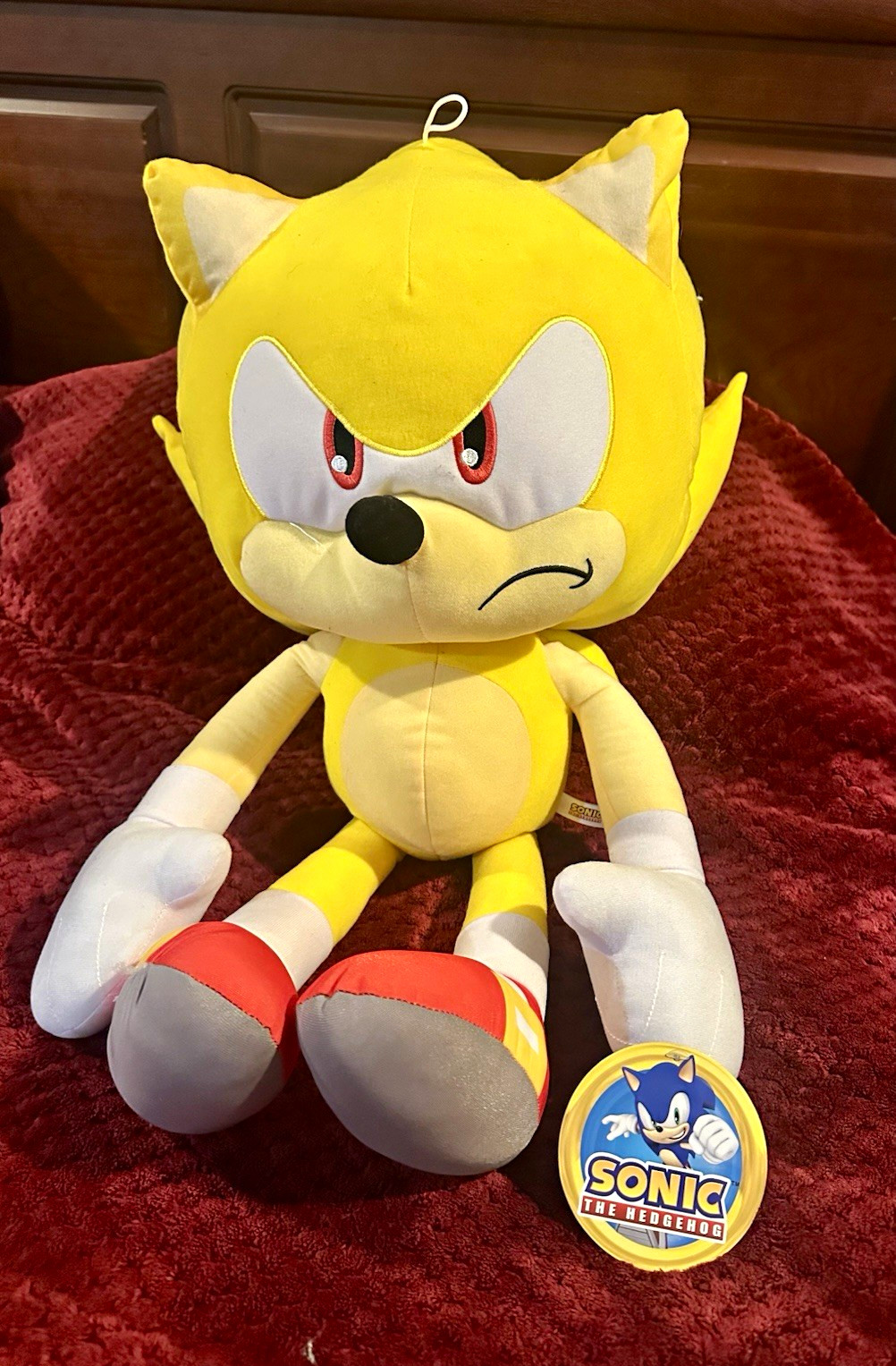 Sonic the Hedgehog Super Sonic Yellow Plush Stuffed Toy w/ Hang Tag Sonic the Hedgehog Super Sonic Yellow Plush Stuffed Toy w/ Hang Tag