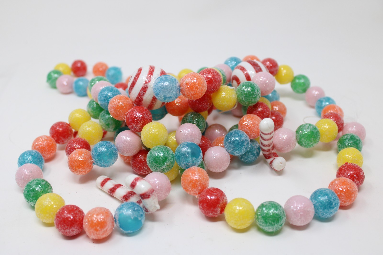 Vintage Kurt Adler Vintage Style Sugared Candy Christmas Tree Garland 8.8 Ft. Vintage Kurt Adler Vintage Style Sugared Candy Christmas Tree Garland 8.8 Ft.