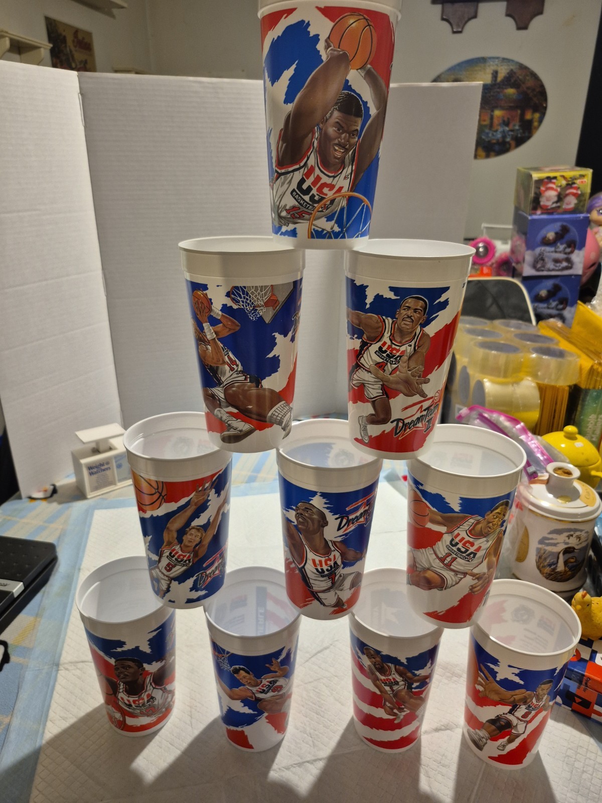 Set Of 10- McDonalds 1994 USA Basketball Dream Team 2 Collector Cups Set Of 10- McDonalds 1994 USA Basketball Dream Team 2 Collector Cups