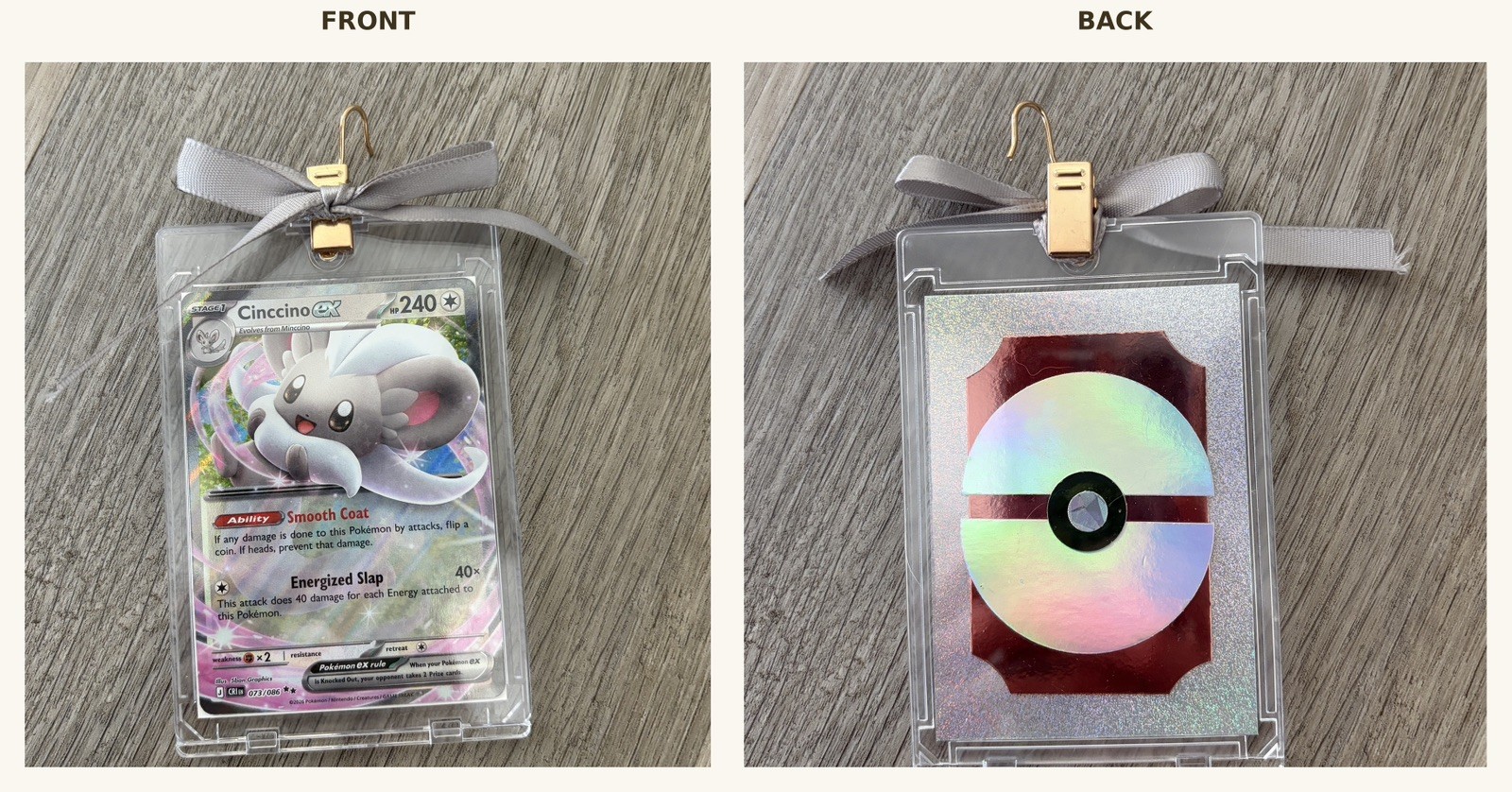Pokemon Christmas Ornament - Cinccino EX Pokemon Christmas Ornament - Cinccino EX