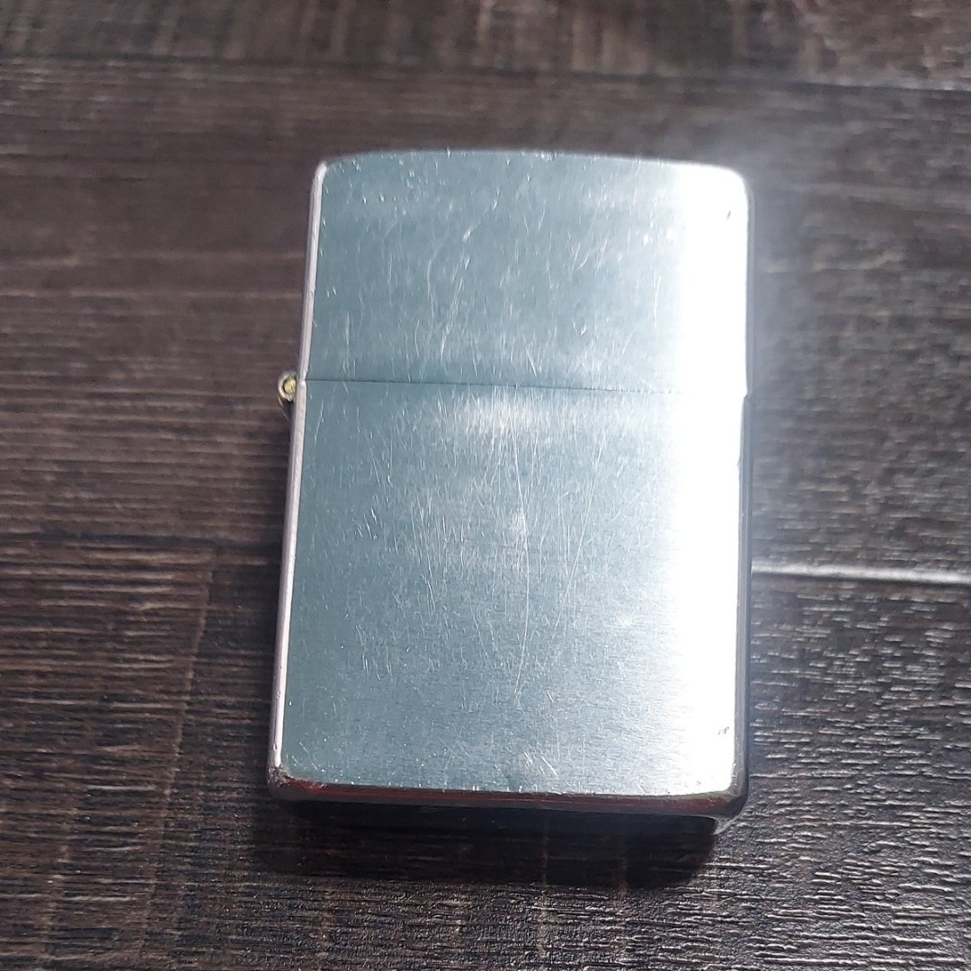Vintage 1976 ZIPPO Lighter Brushed Silver Finish Script Logo Vintage Working Vintage 1976 ZIPPO Lighter Brushed Silver Finish Script Logo Vintage Working