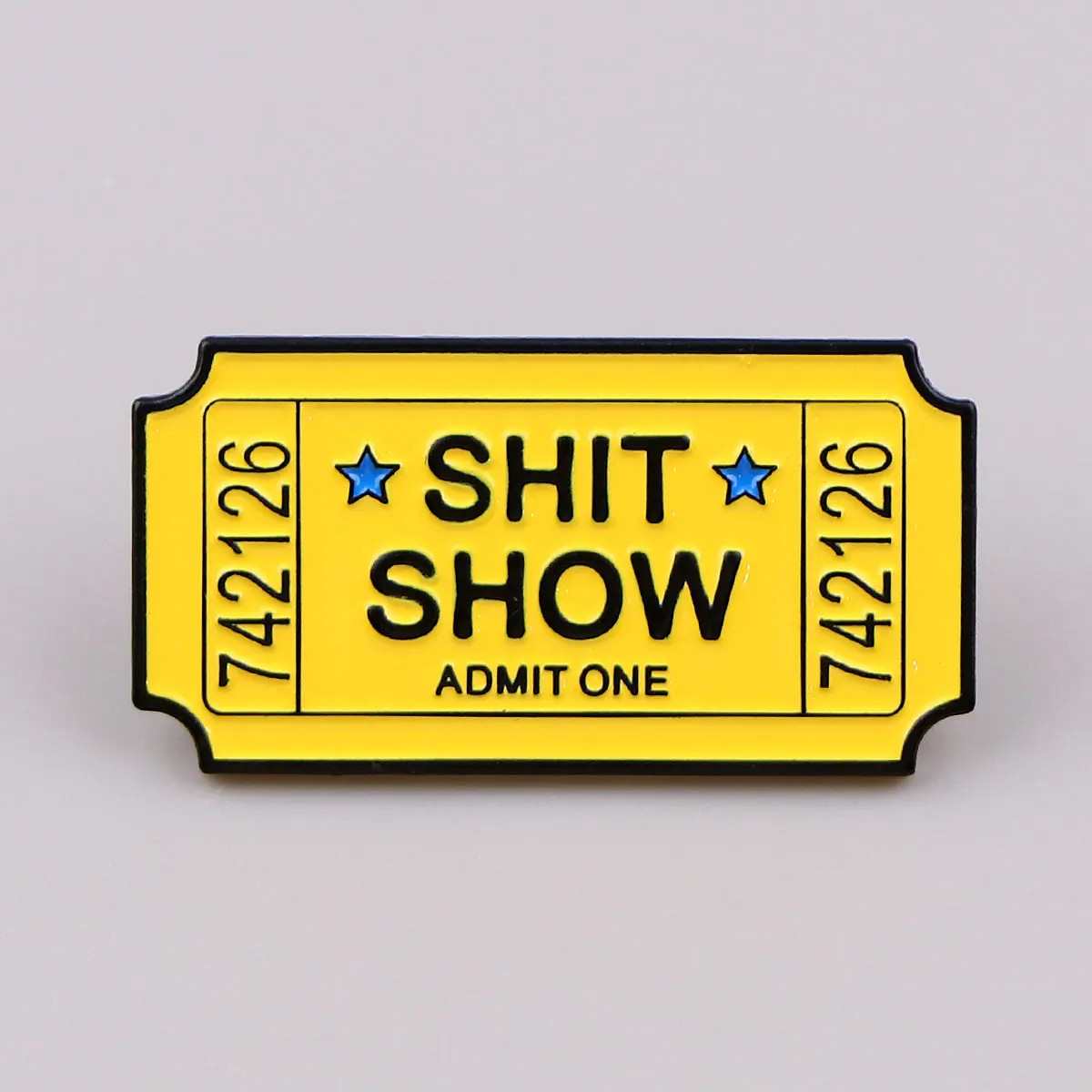 Ticket Brooches for Women Enamel Pins Funny Badges Lapel Pins for Backpack Ticket Brooches for Women Enamel Pins Funny Badges Lapel Pins for Backpack