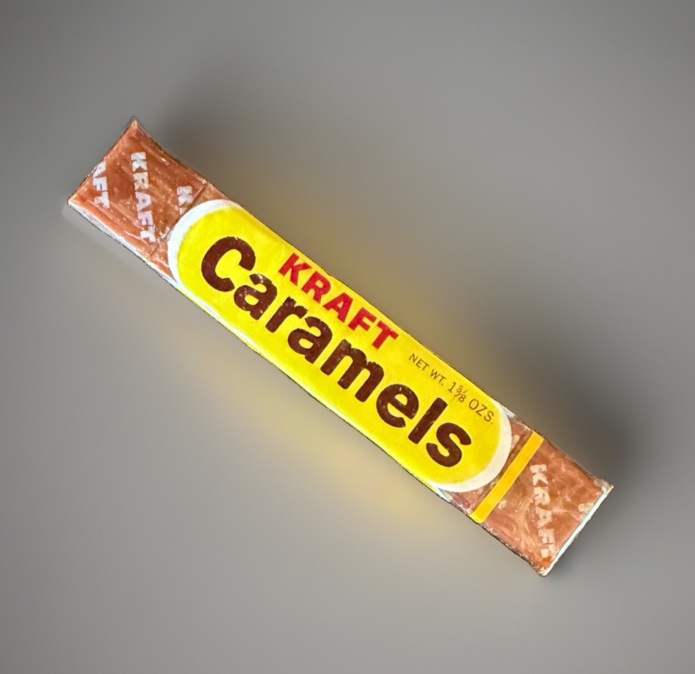RARE Vintage 1950's KRAFT CARAMELS CANDY Unopened Package w/ 6 Wrapped Pieces RARE Vintage 1950's KRAFT CARAMELS CANDY Unopened Package w/ 6 Wrapped Pieces