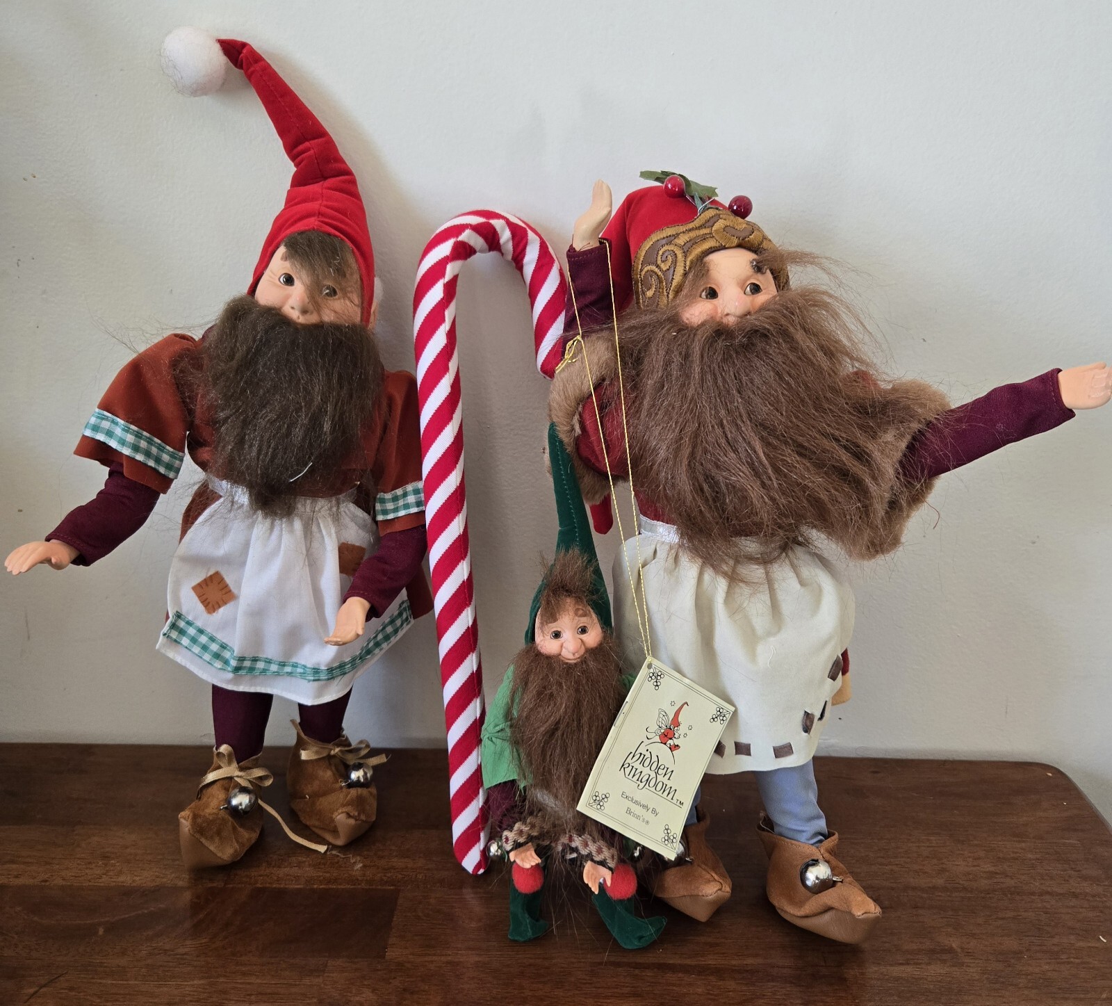 VINTAGE CHRISTMAS HIDDEN KINGDOM BRINN’S TROLL ELF GNOME LIMITED EDITION