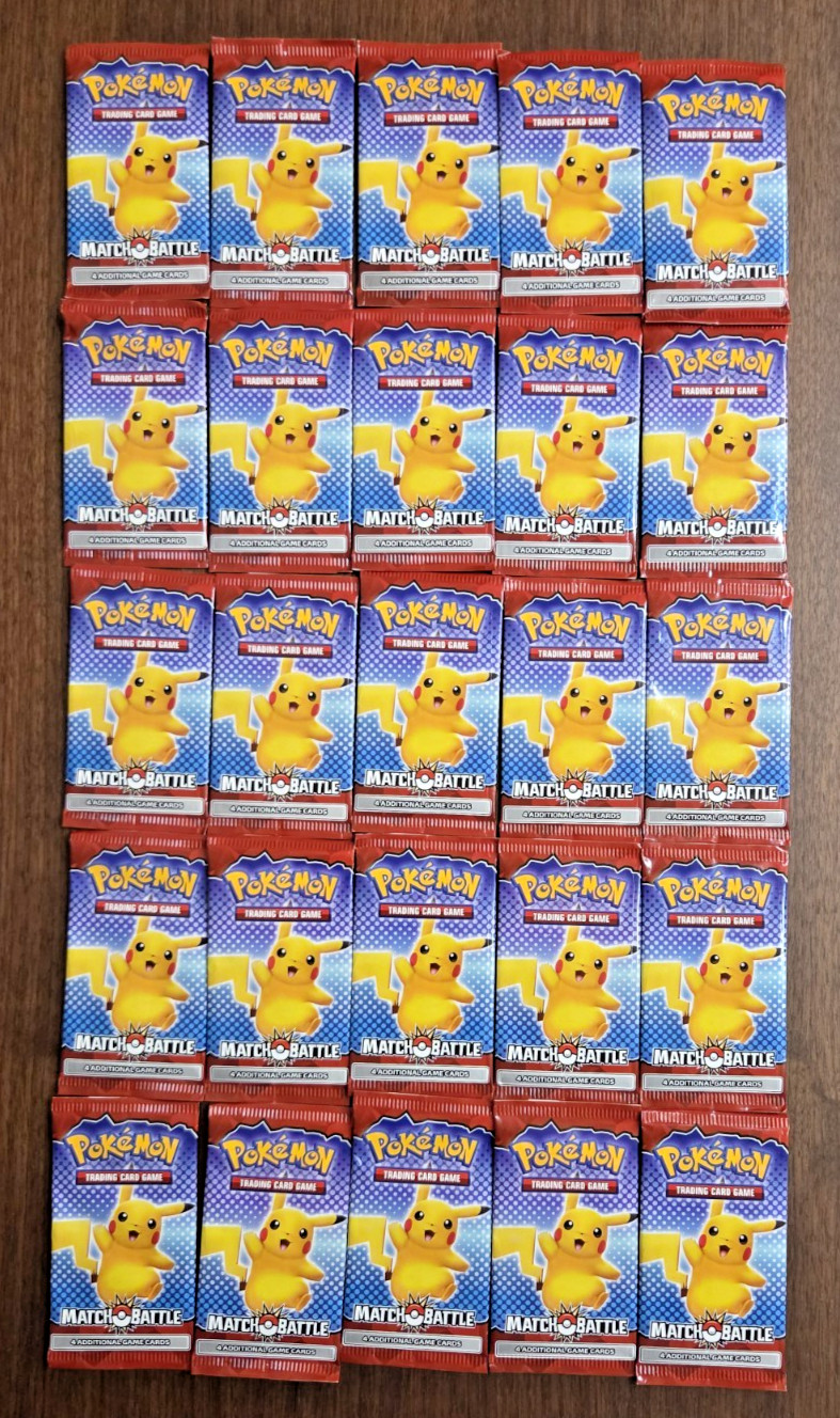 2022 Pokemon TCG McDonald's Happy Meal Match Battle 4 card pack - 25 pack lot 2022 Pokemon TCG McDonald's Happy Meal Match Battle 4 card pack - 25 pack lot