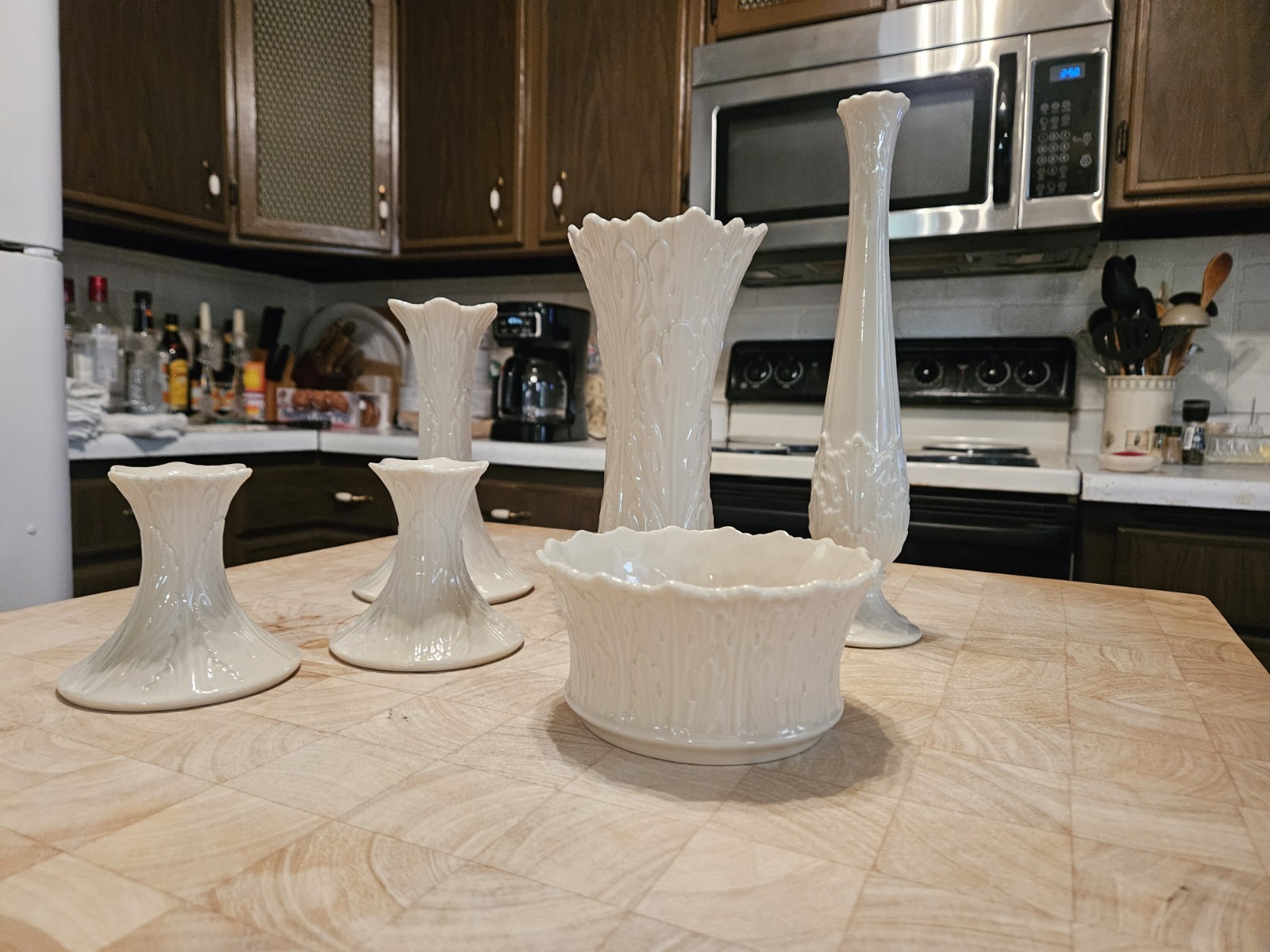 Lenox Woodland Collection Vases, Candle Holders and More. Lenox Woodland Collection Vases, Candle Holders and More.