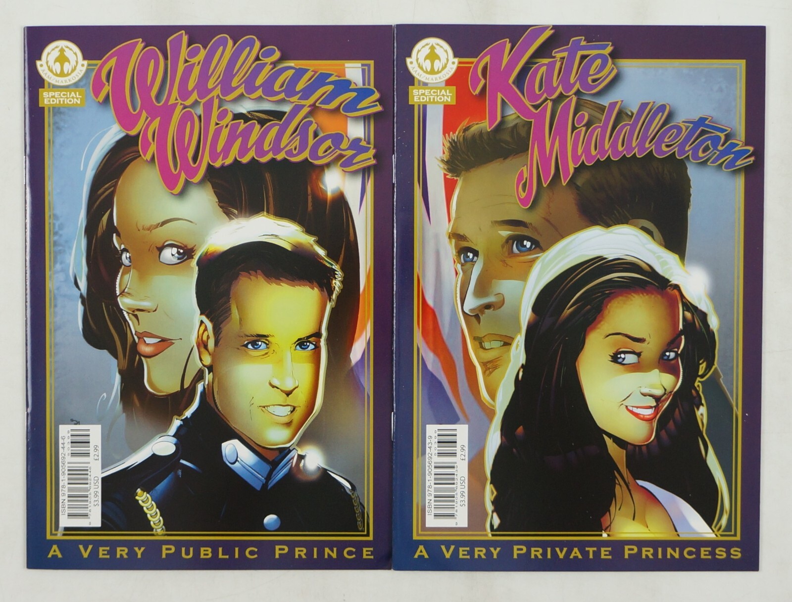 Kate Middleton #1 VF/NM Very Private Princess + William Windsor #1 Public Prince Kate Middleton #1 VF/NM Very Private Princess + William Windsor #1 Public Prince