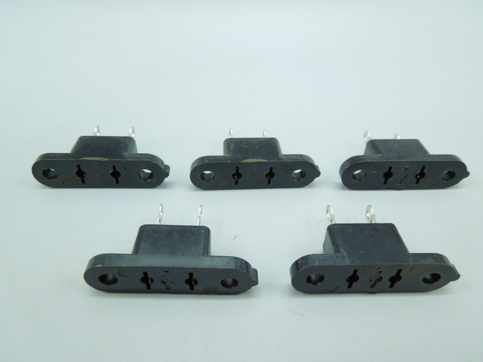 Vintage Receiver Speaker Receptacle Wide base (QTY 5)