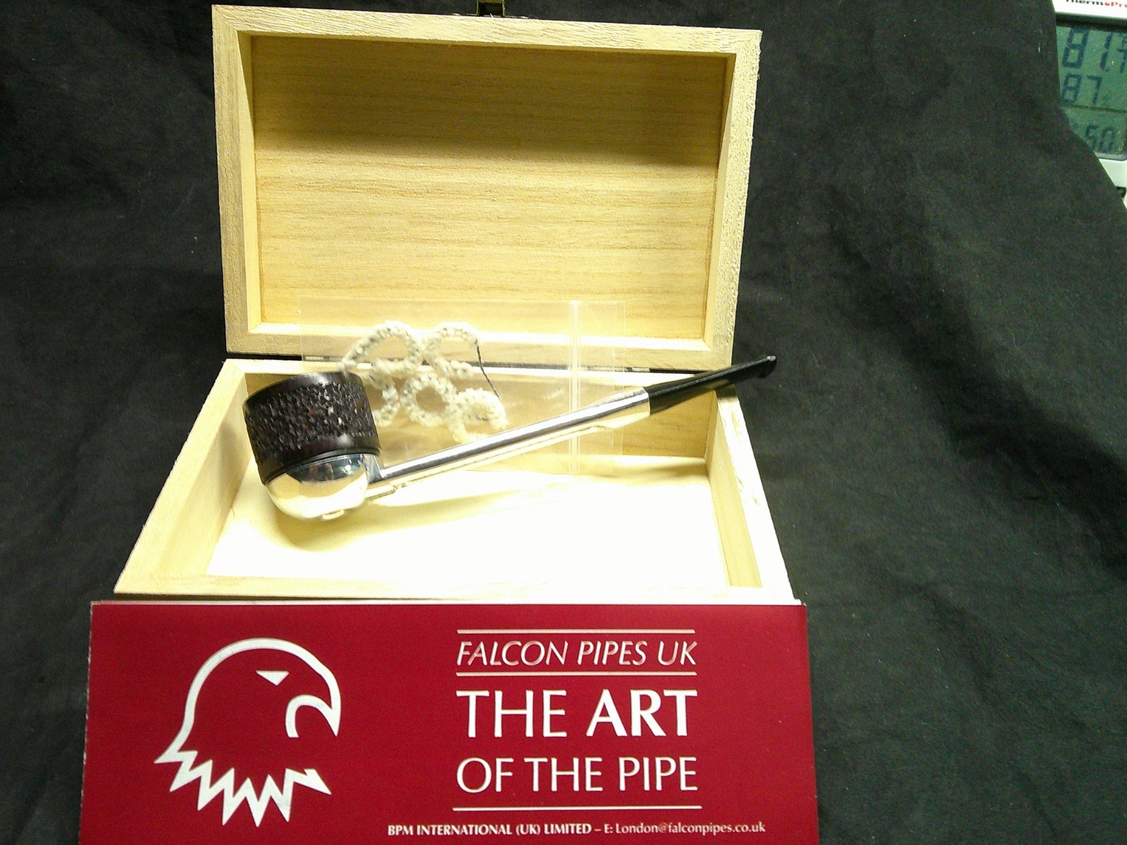 ✔️NEW FALCON PIPE BRIAR DUBLIN BOWL #AN C STRAIGHT STEM BOX -D3 ✔️NEW FALCON PIPE BRIAR DUBLIN BOWL #AN C STRAIGHT STEM BOX -D3