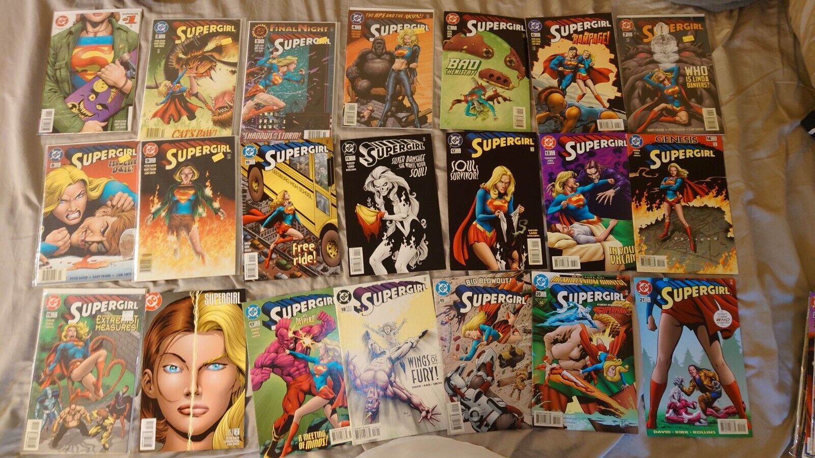 DC 1996 SUPERGIRL Comic Book Issues #1-80 Complete Series