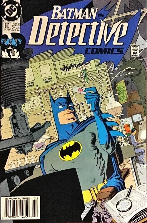 Detective Comics (1937) #619 Newsstand VF. Stock Image