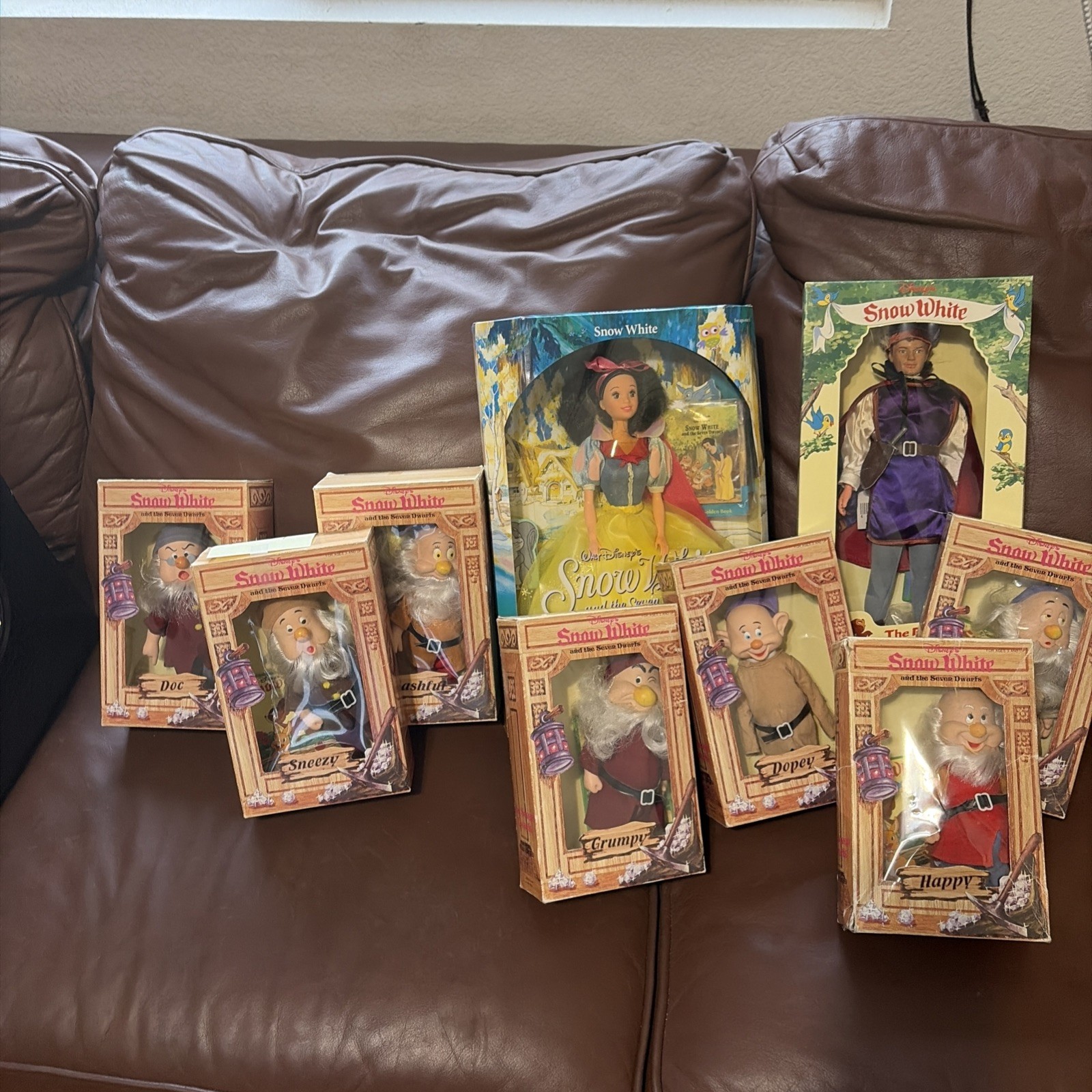 Vintage 1980s Bikin Snow White, Handsome Prince The Seven Dwarfs And Others 12pc