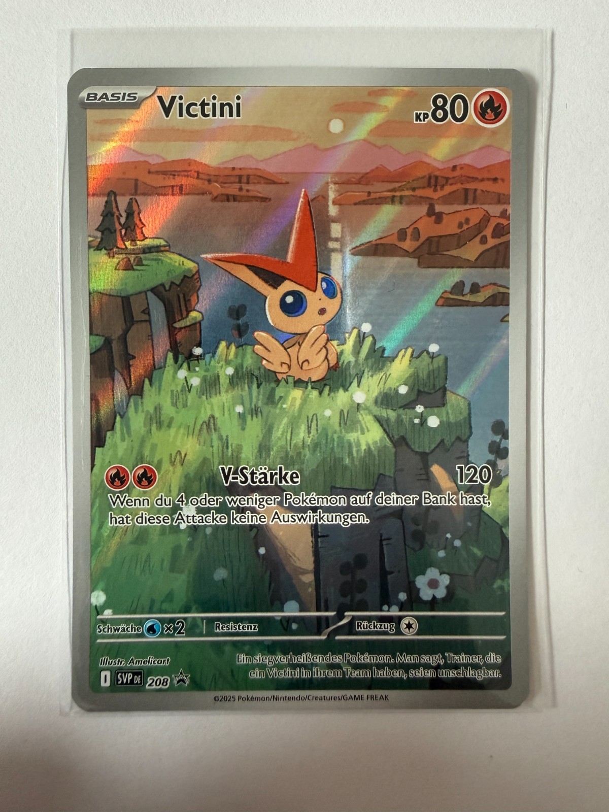 Victini / SVP 208 / SV Black Star Promos / German / Pokemon TCG
