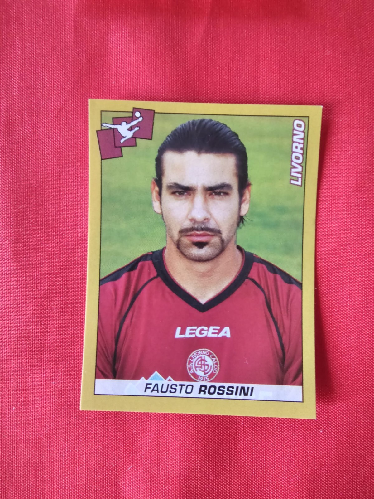 NEW PANINI FOOTBALLERS FIGURE 2007-2008 08 #236. Fausto Rossini (Livorno)