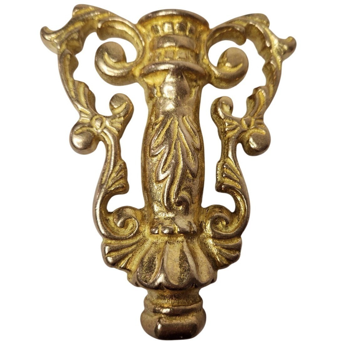 VTG 5" Solid Brass Ornate Art Nouveau Floor Lamp Pole Break - Replacement Part VTG 5" Solid Brass Ornate Art Nouveau Floor Lamp Pole Break - Replacement Part