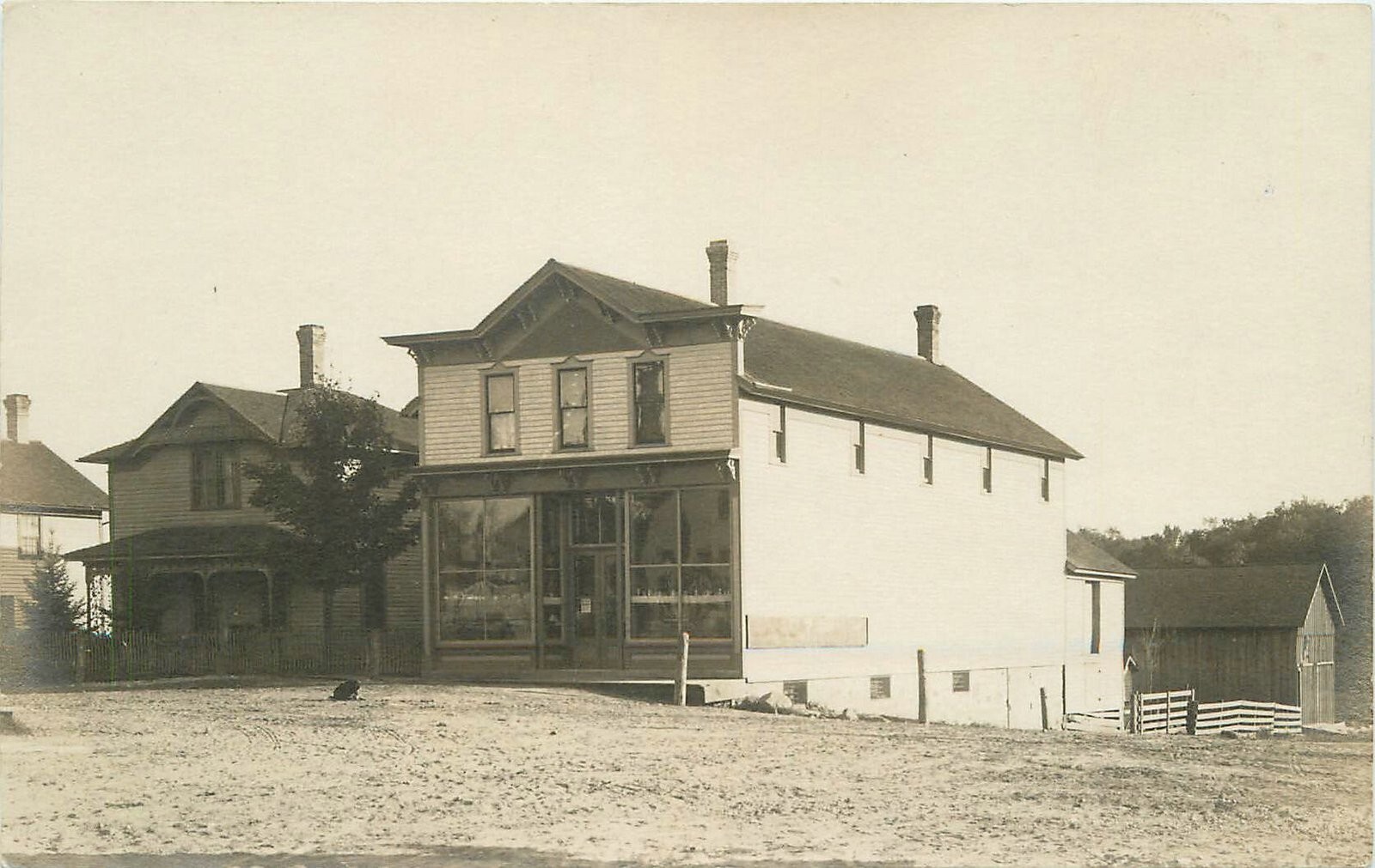 Postcard RPPC C-1910 Street View Storefront occupation roadside 23-11414 Postcard RPPC C-1910 Street View Storefront occupation roadside 23-11414